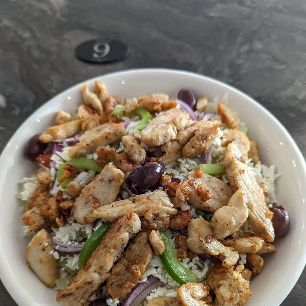 Grilled Greek Chicken Salad