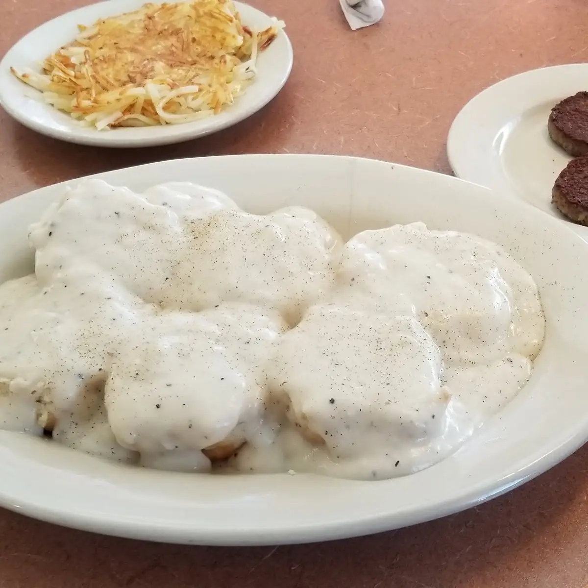 Biscuits Gravy Hashbrowns Sausage
