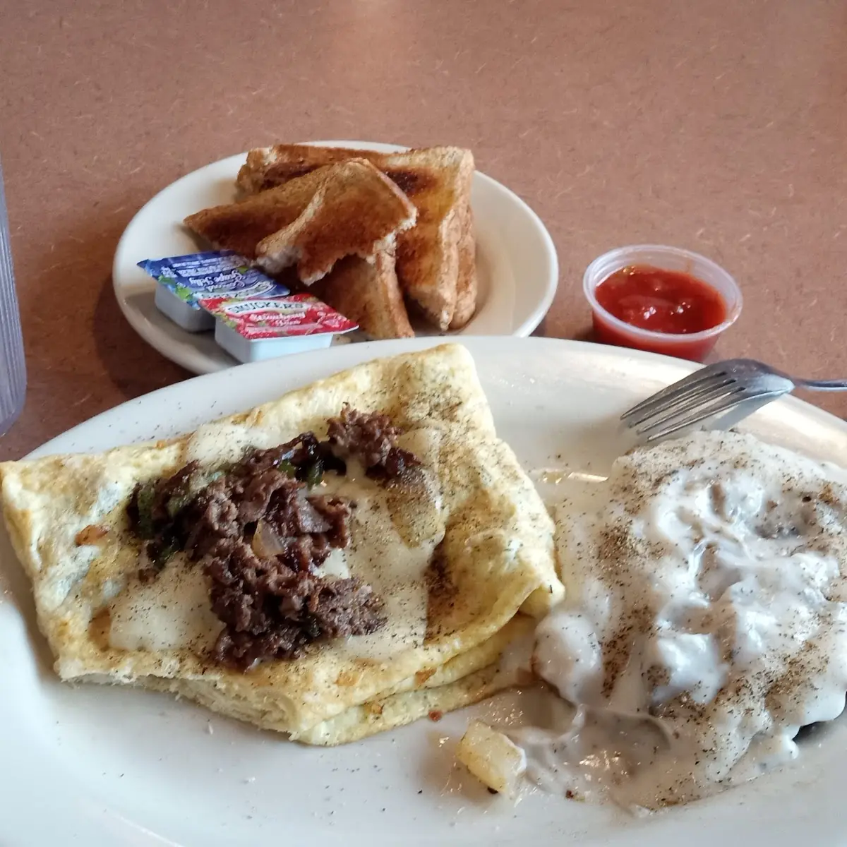 Hash Browns with Gravy