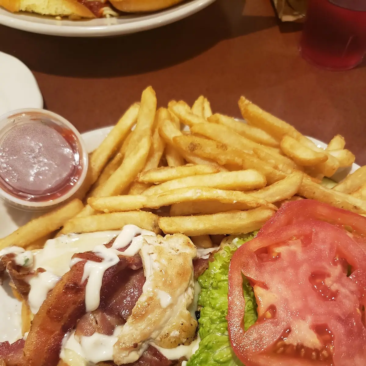 Burger and Fries