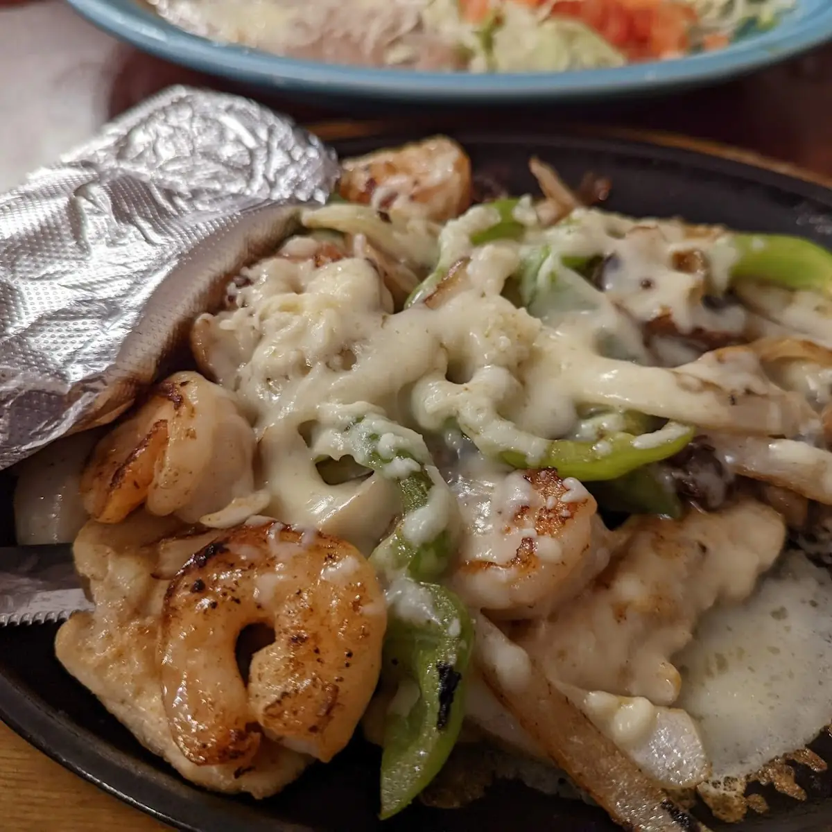 Chipoltle Shrimp Fajitas