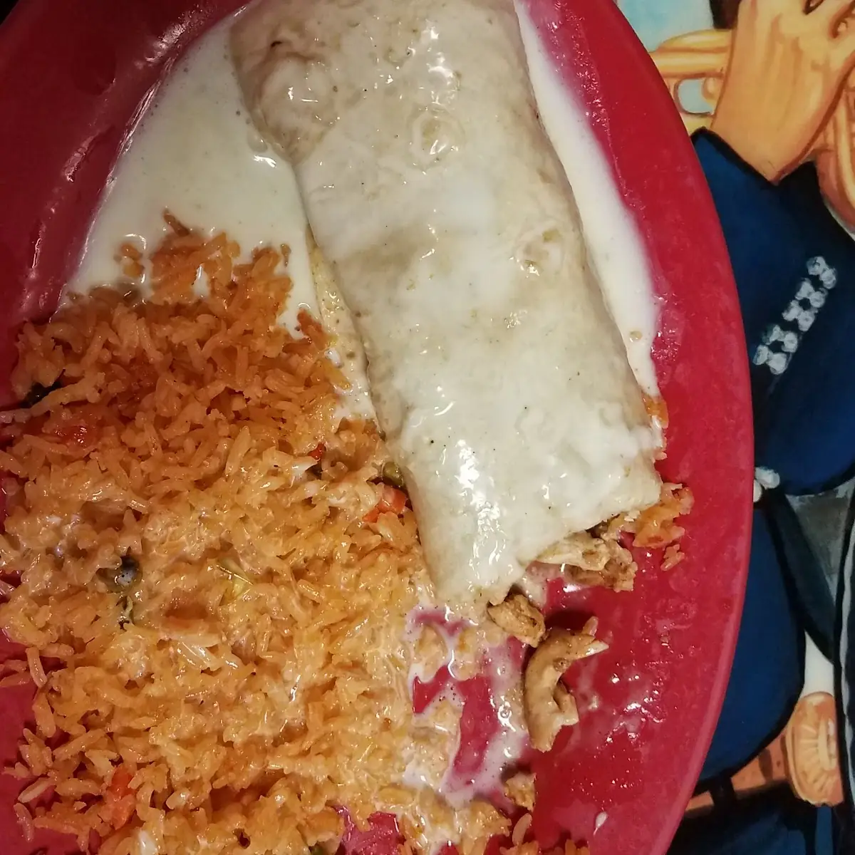 Grilled Chicken Burrito & Rice