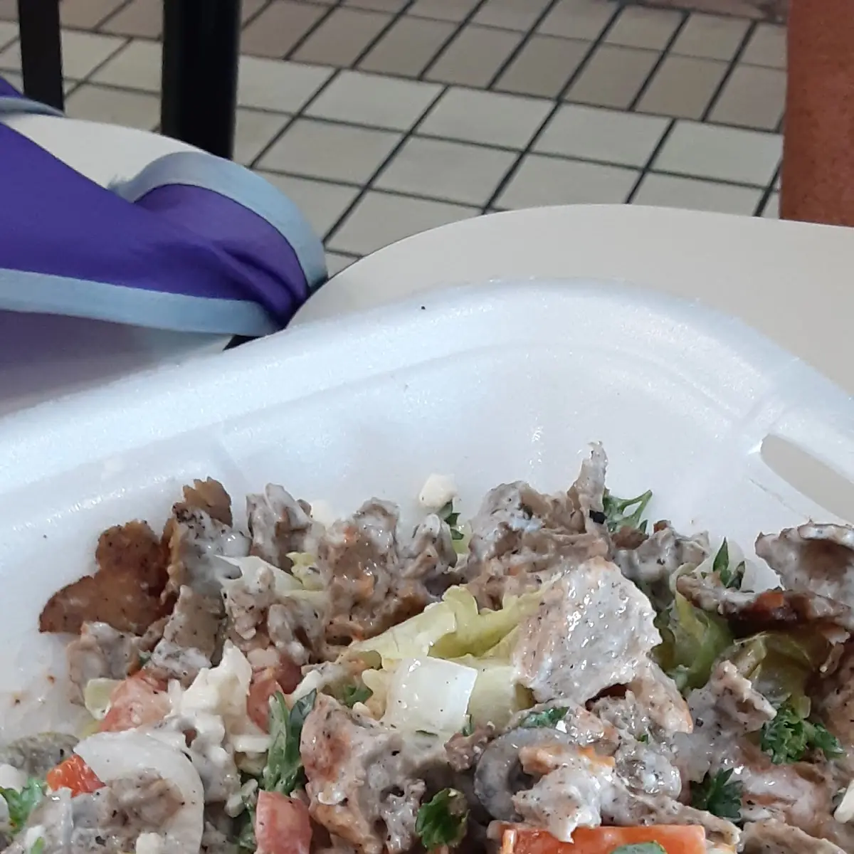 Greek Salad with Chicken Combo