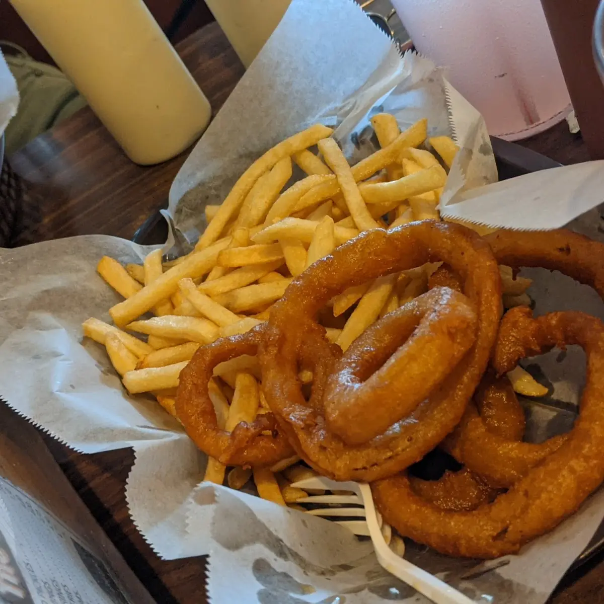 French Fries and Onion Rings