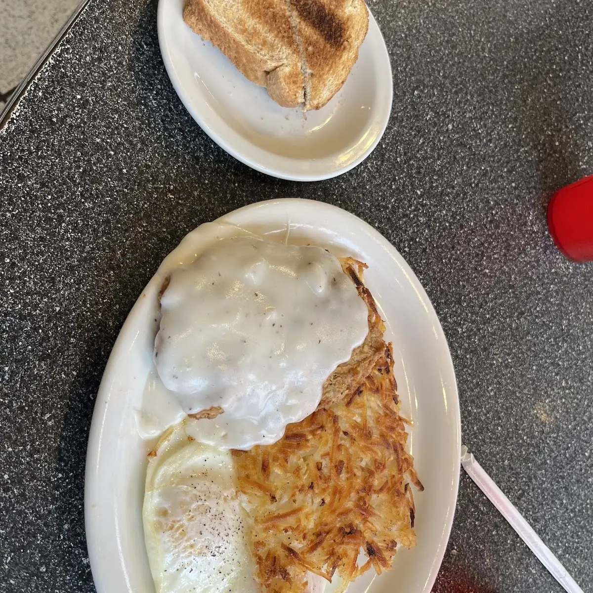 Chicken Fried Steak and Eggs