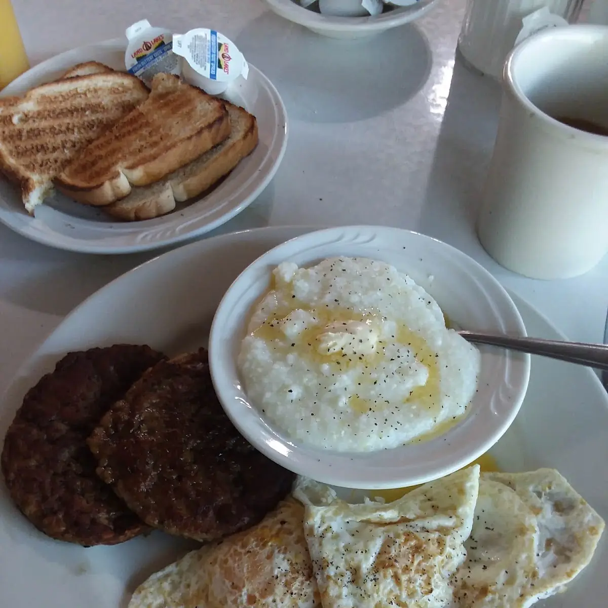 Two Eggs with Sausage Patties