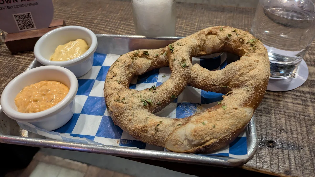 Soft Pretzel with Dipping Sauces