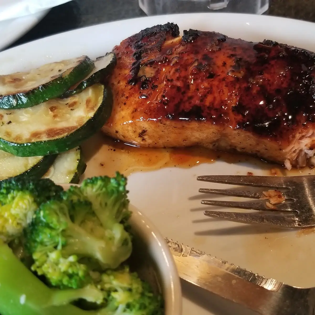 Bourbon Glazed Salmon