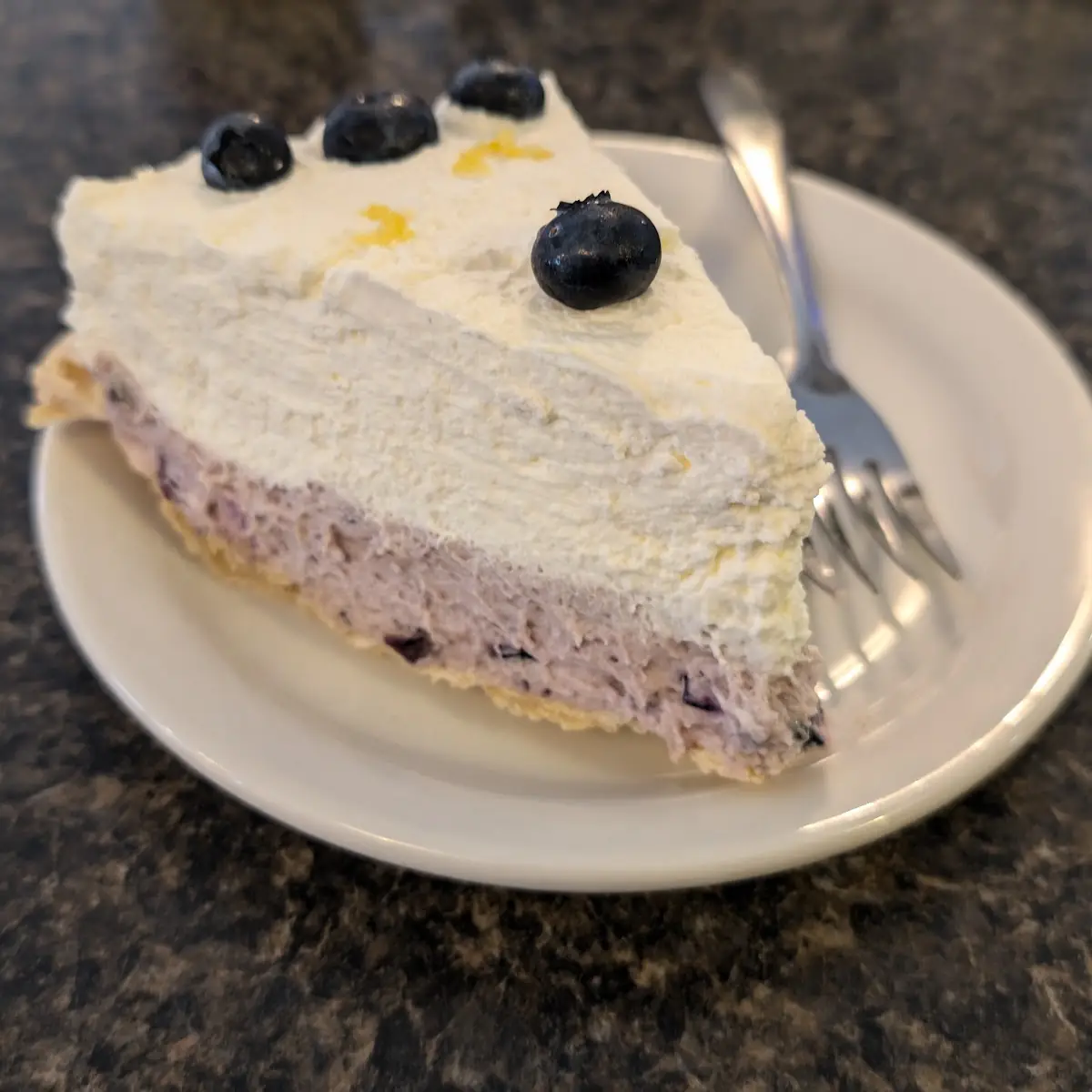 Blueberry Cream Pie