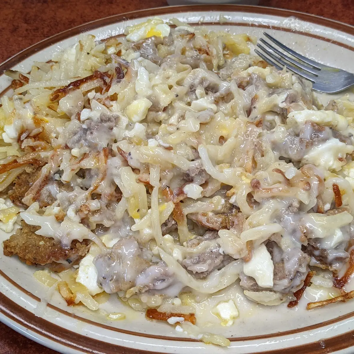 Chicken Fried Steak and Eggs
