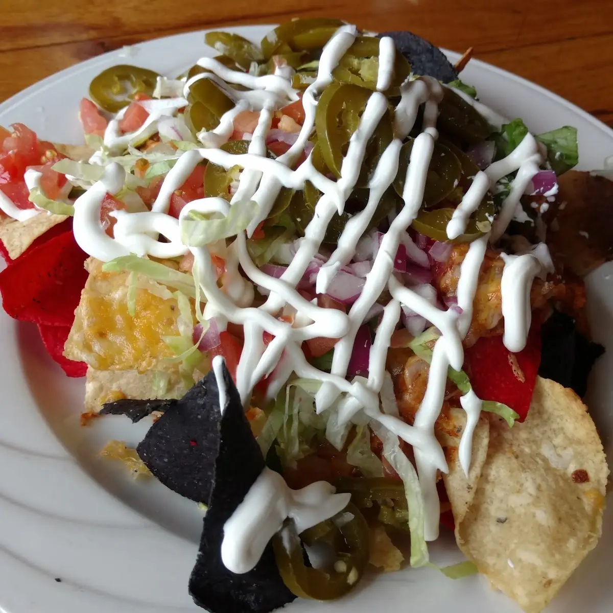 Loaded Chicken Nachos