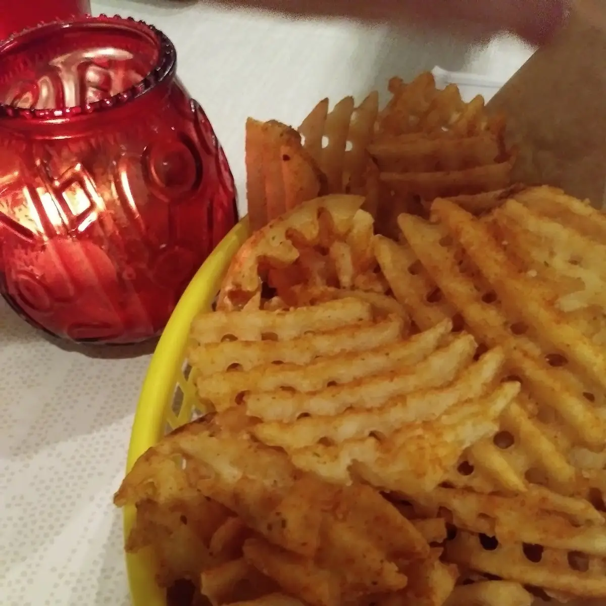 Waffle Fries With