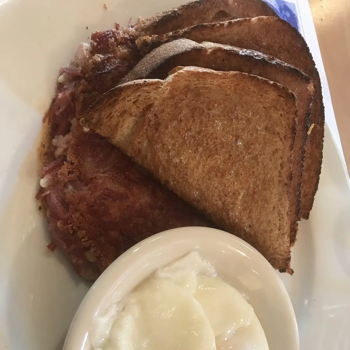 Corned Beef Hash and Poached Eggs