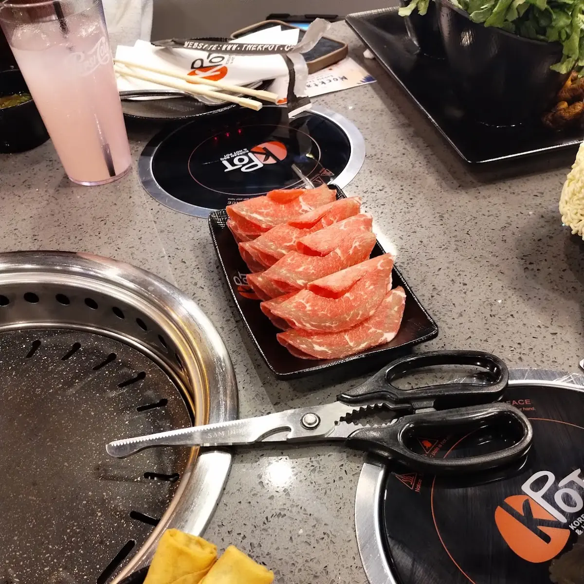 I Had Both Korean BBQ Hot Pot