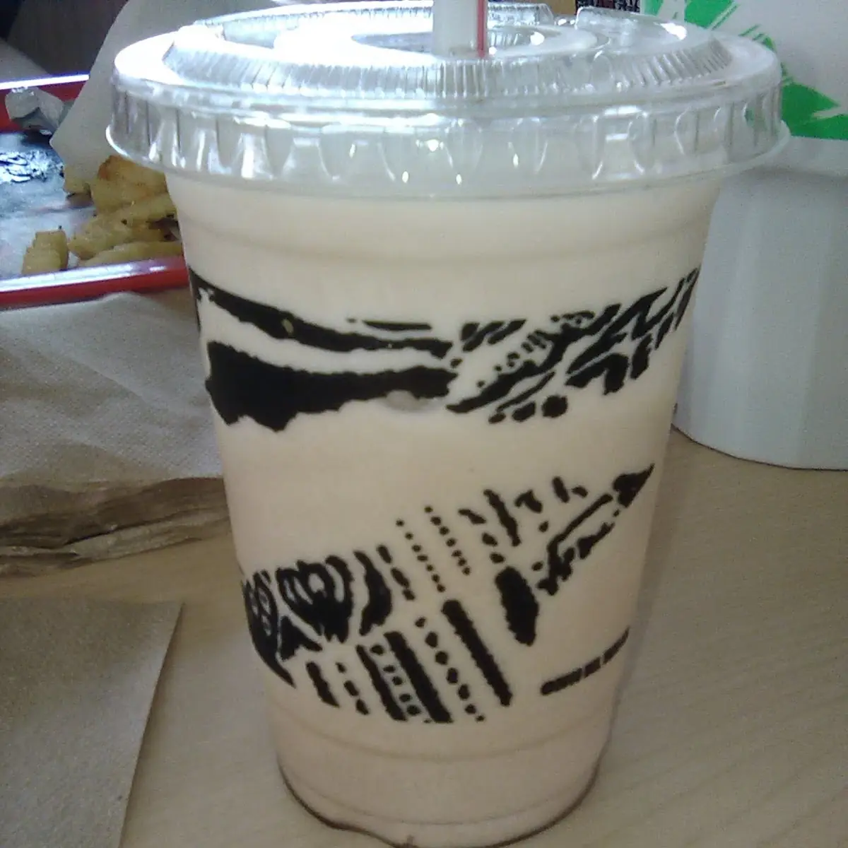 It's Strawberry and Vanilla Shake