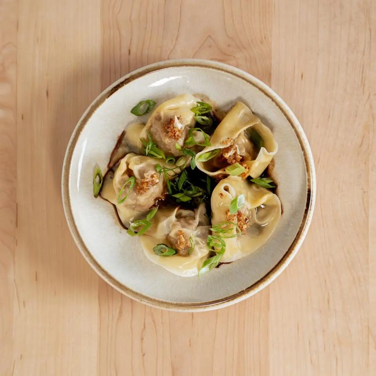 Garlic Oil Wonton