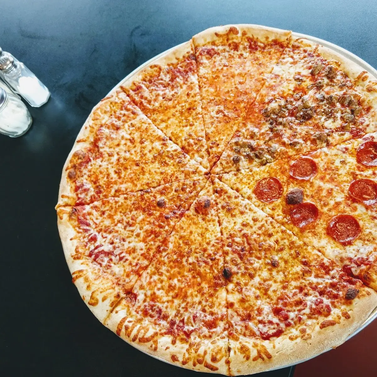 Pepperoni Pizza with Melted Cheese