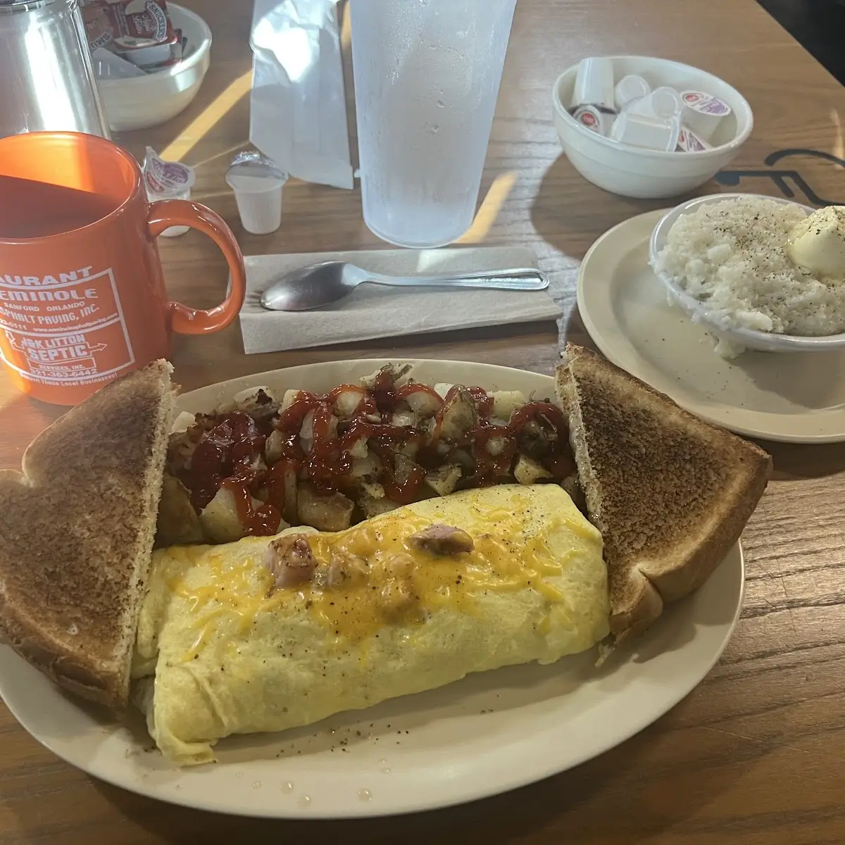Corn Beef Hash Omelette
