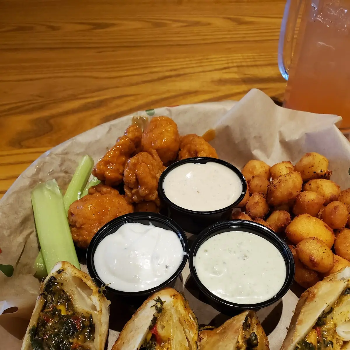 Buffalo Wings Southeastern Egg Rolls Cheese Curds