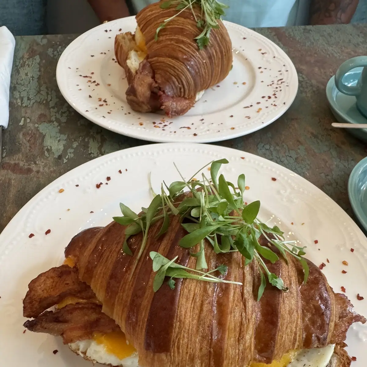 Bacon Eggs Croissant
