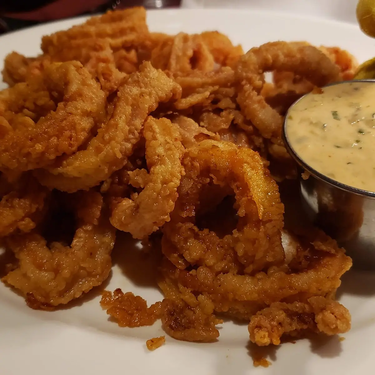 Golden Fried Calamari