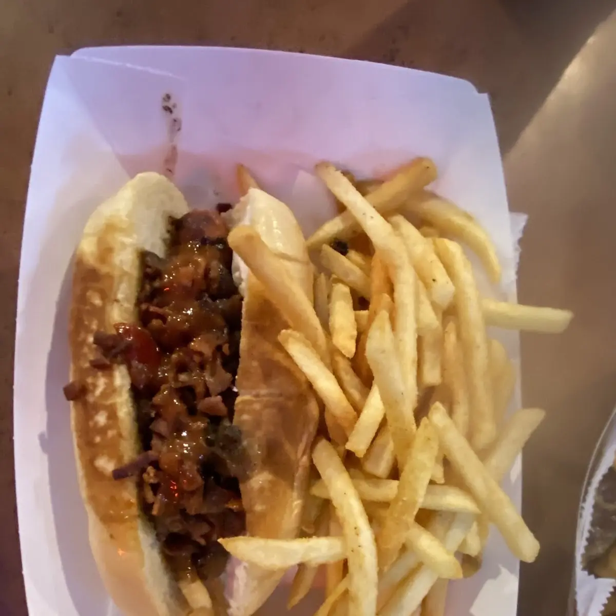 Quarter lb Chili Dog