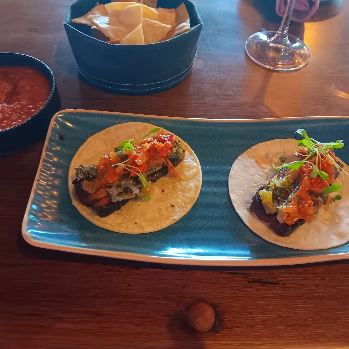 blt Pork Belly Tacos