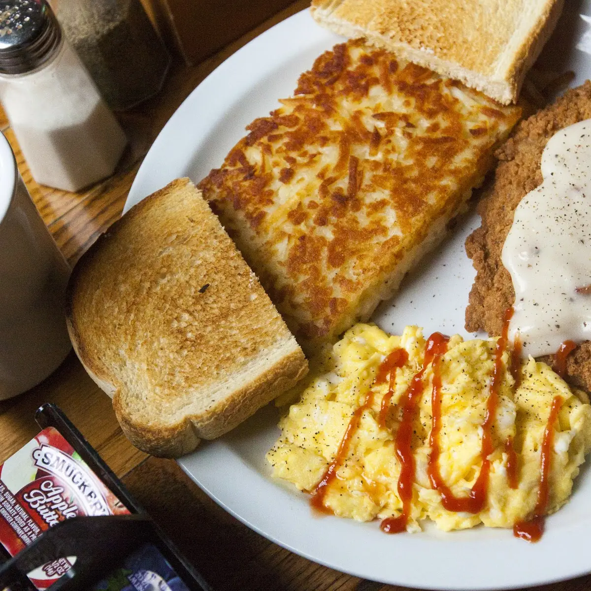 Chicken Fried Steak & Eggs