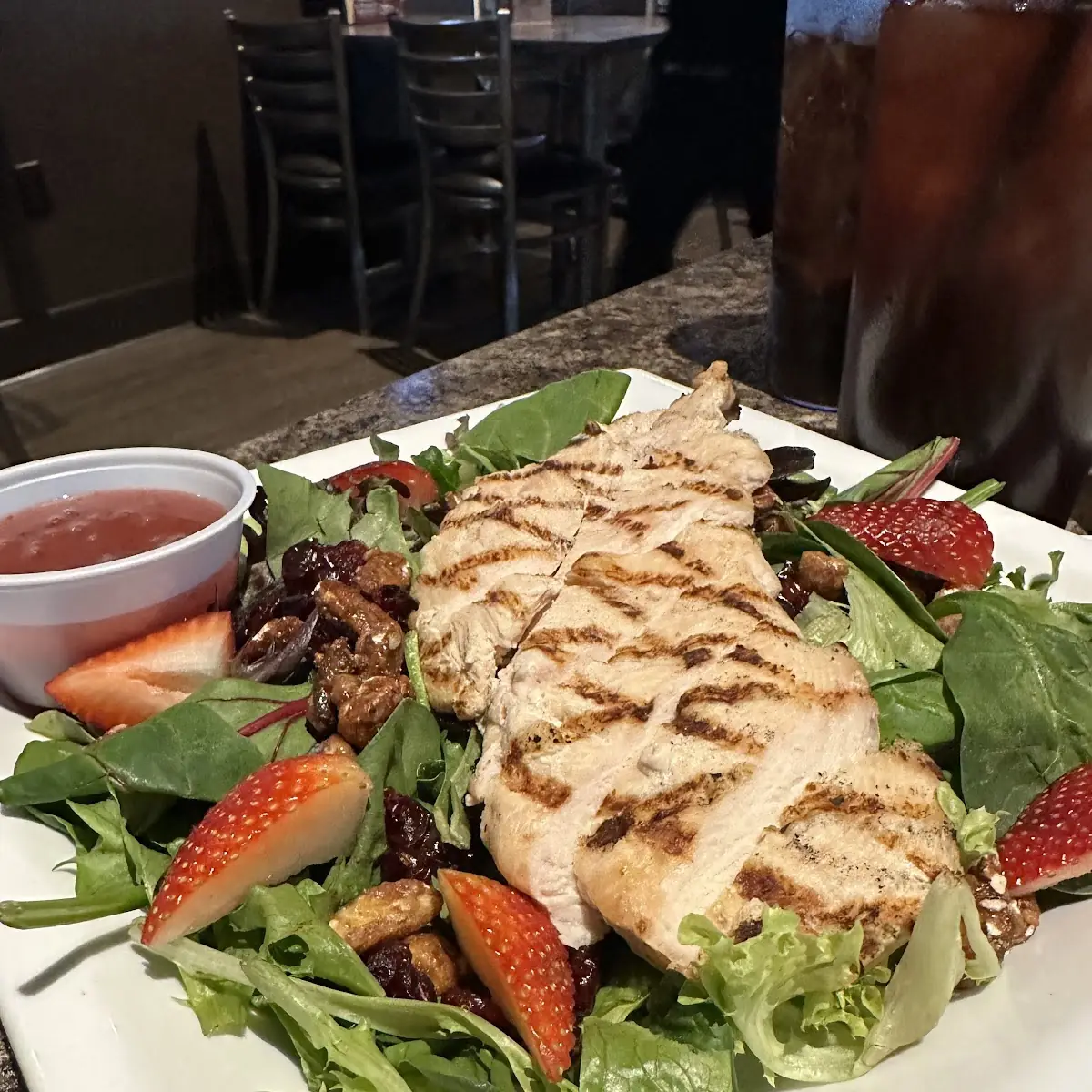 Strawberry Grilled Chicken Salad