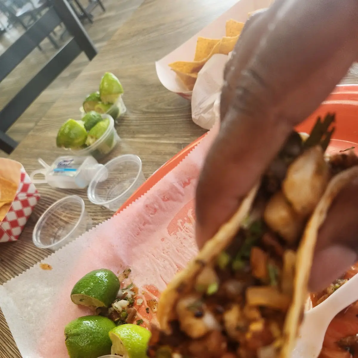 Fish Tacos Cilantro& Salsa Verde