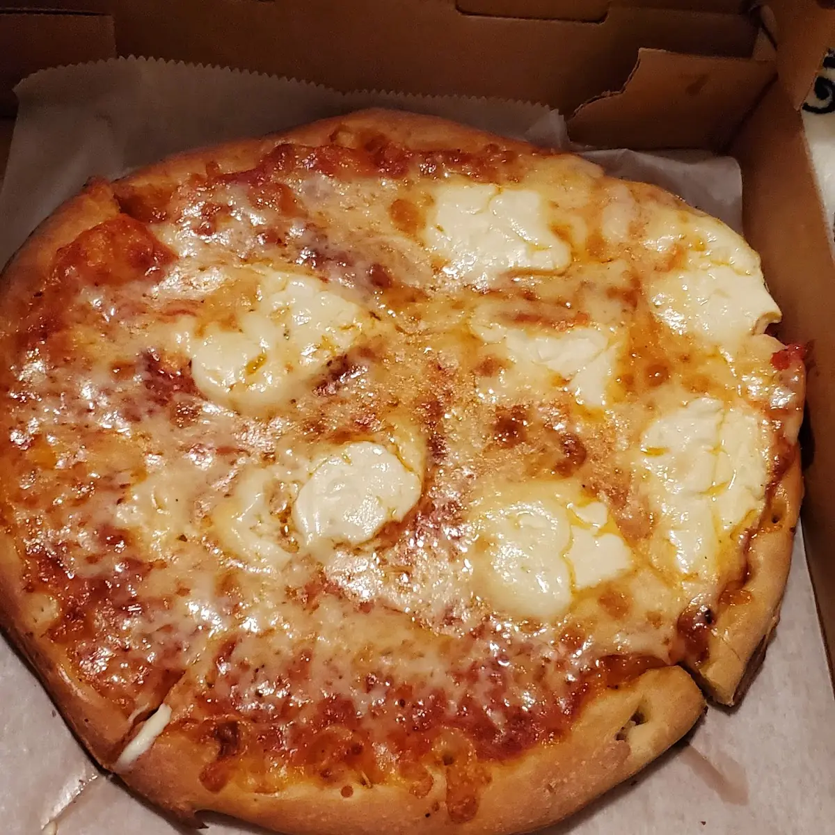 Small Thin Crust Pizza with Ricotta