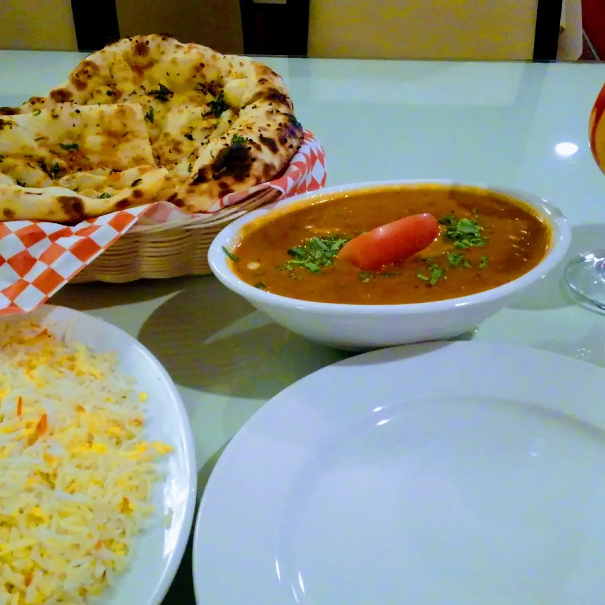 Lamb Curry and Nan