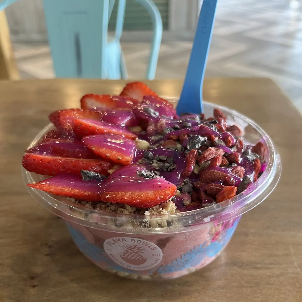Acai Bowls with Fruit Toppings