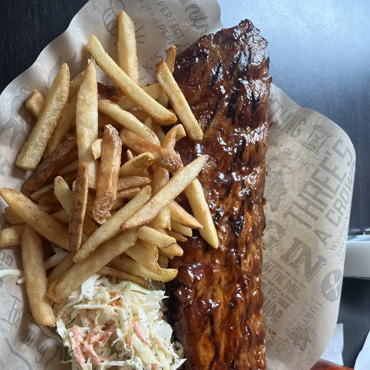 Full Rack of Baby Back Ribs, Turtle Jack's Niagara Falls