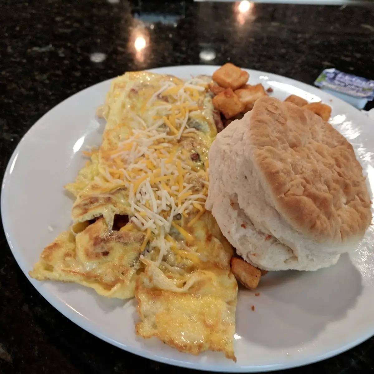 Bacon Cheese Omelette
