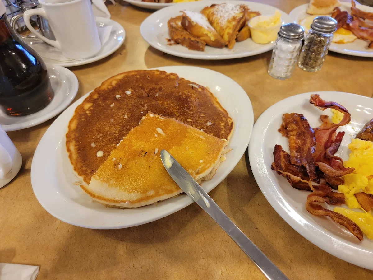 Double Order Biscuits and Gravy with Scrambled Eggs Hash Browns and Bacon