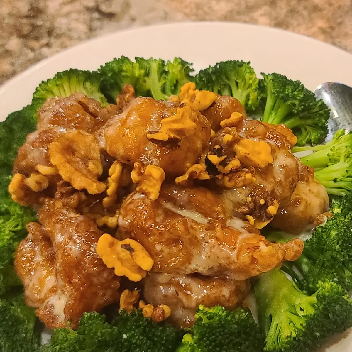 Jumbo Shrimp with Honey Walnut
