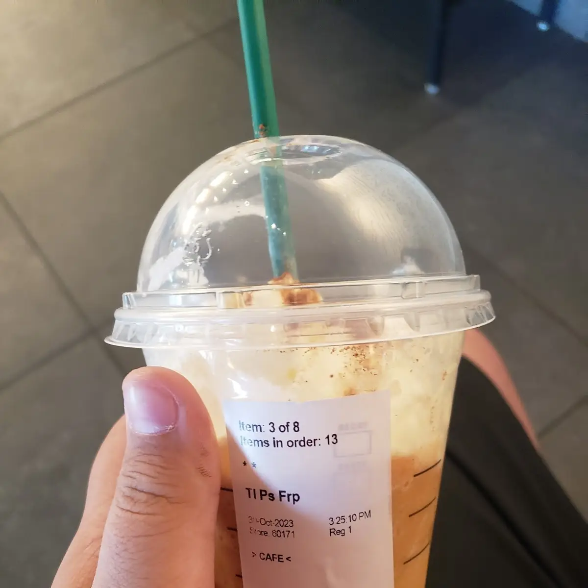 Pumpkin Spice Frappuccino