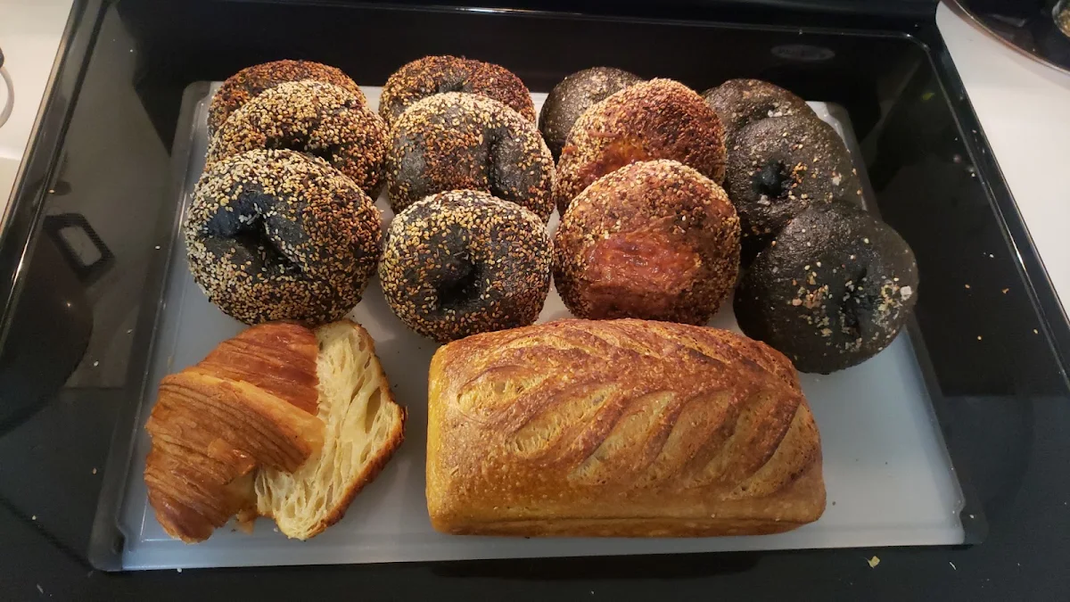 Black Everything Bagels Black Cheddar Everything Bagels Black Salt Bagels Croissant Plain Bread