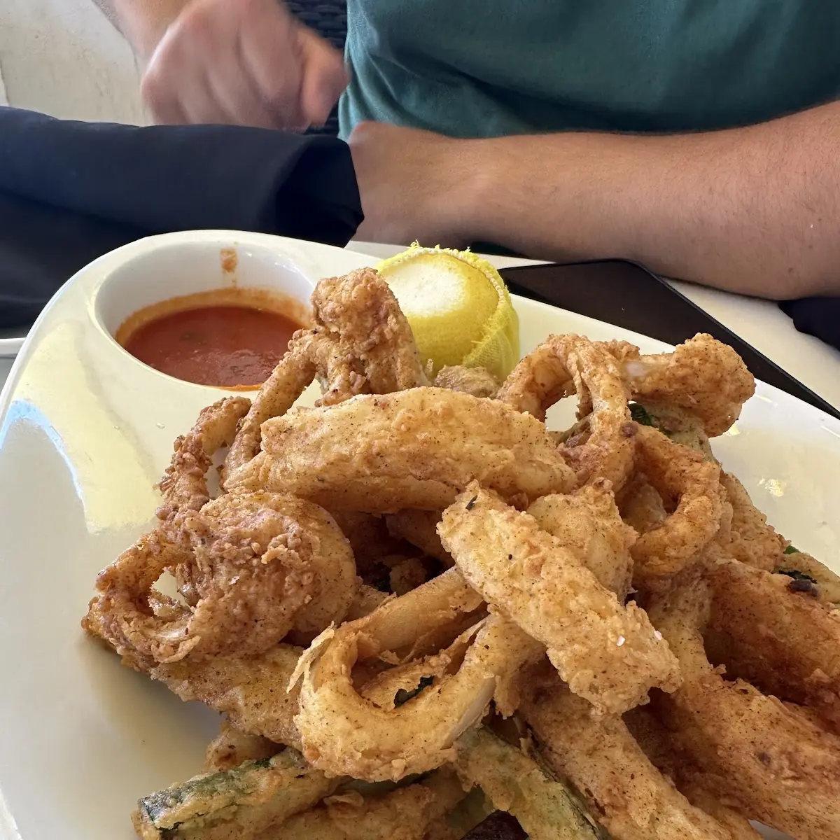 Fried Calamari w Zucchini