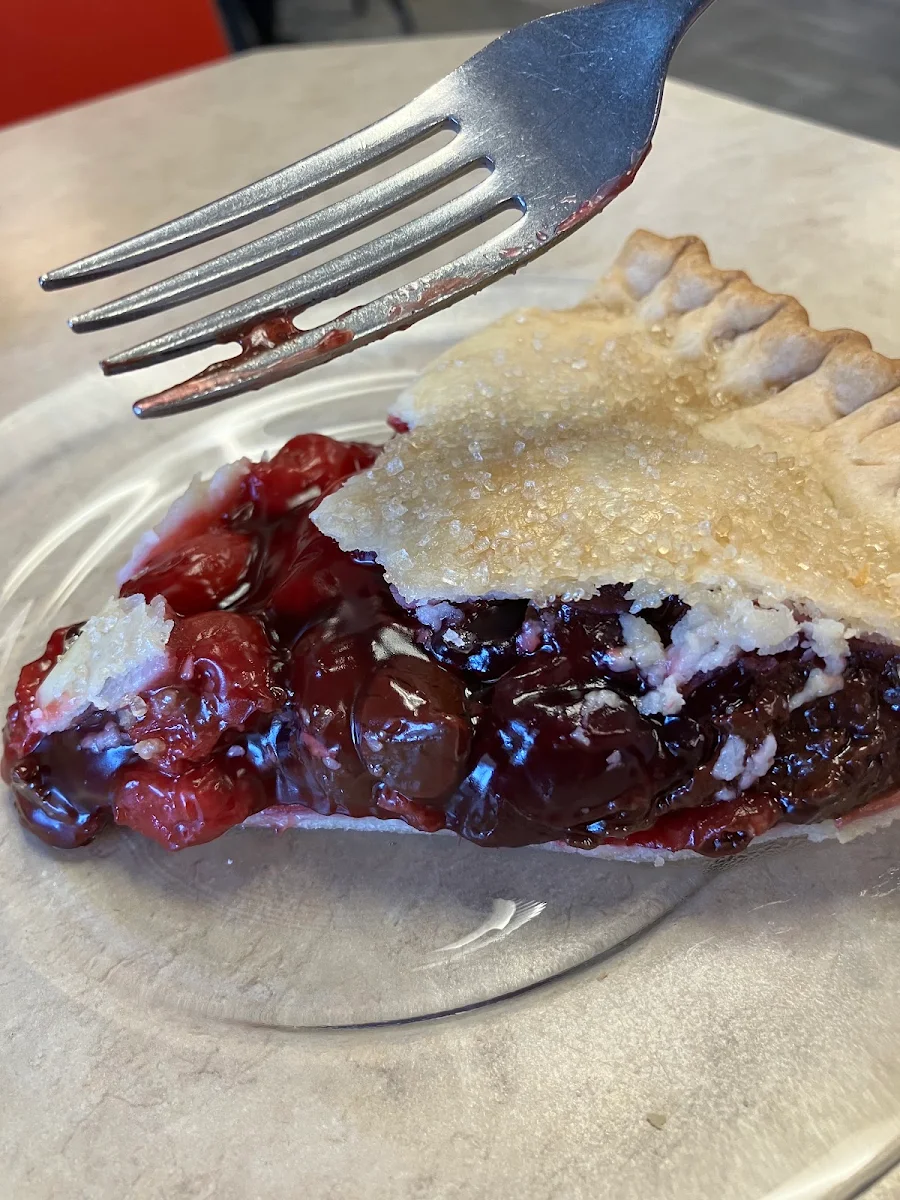 Dark Chocolate Covered Cherry Pie