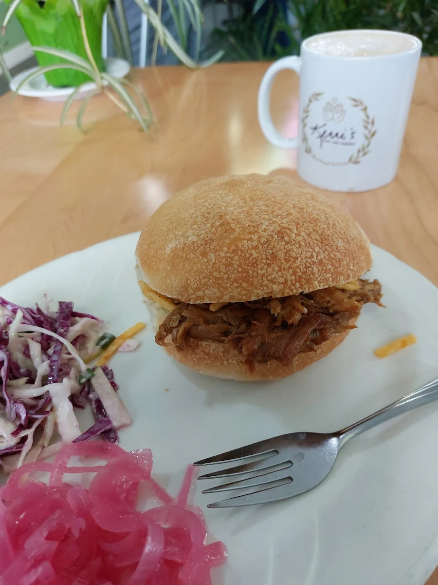Pulled Pork Pickled Onions and Coleslaw