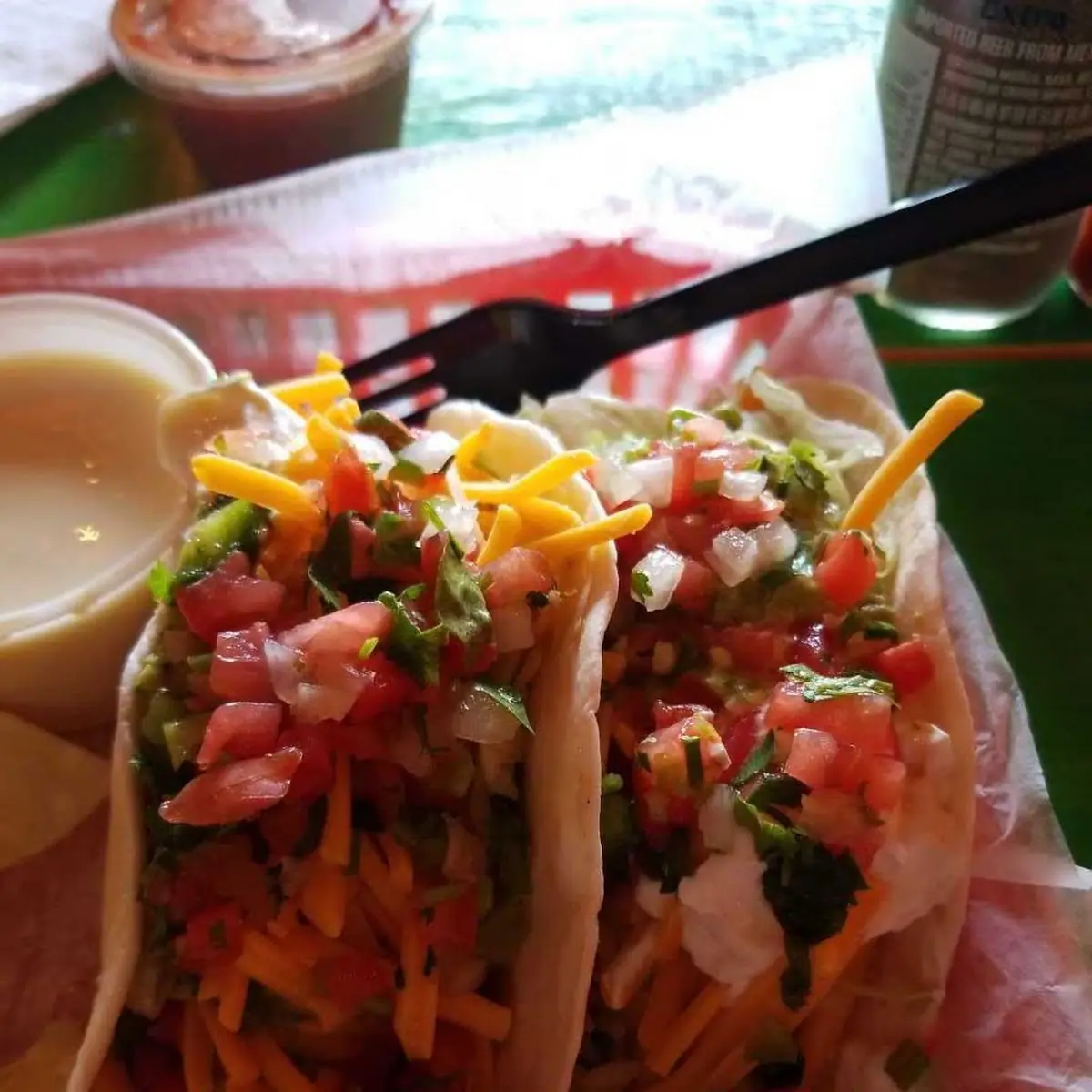 Steak and Chicken Taco