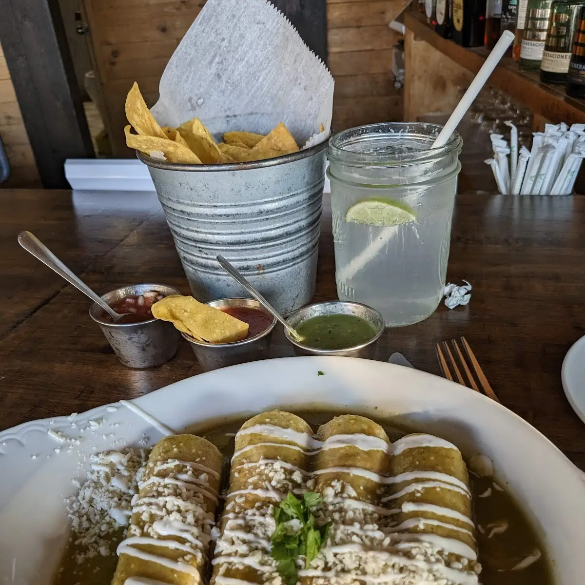 Enchiladas Verdes Entree