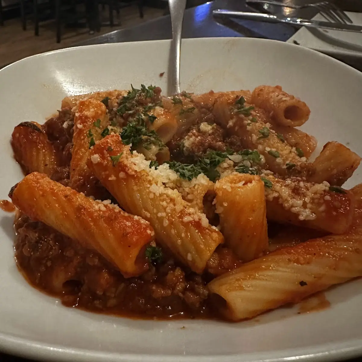 Rigatoni Bolognese