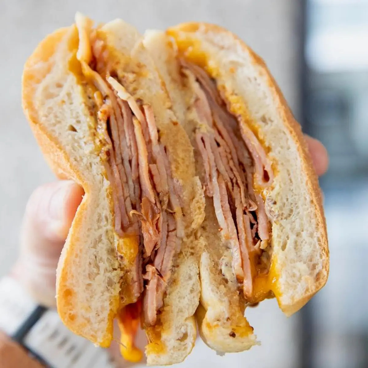 Warm Roast Beef Sandwich
