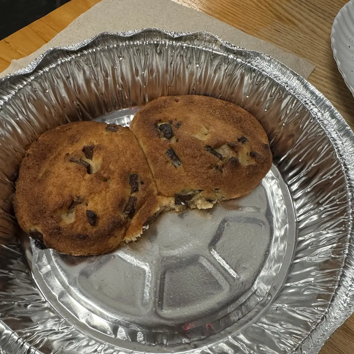 Half Baked Chocolate Chip Cookies