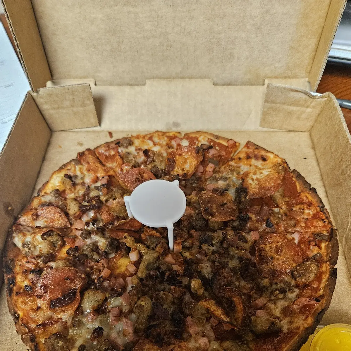 Meat Lovers Pizza with Cauliflower Crust
