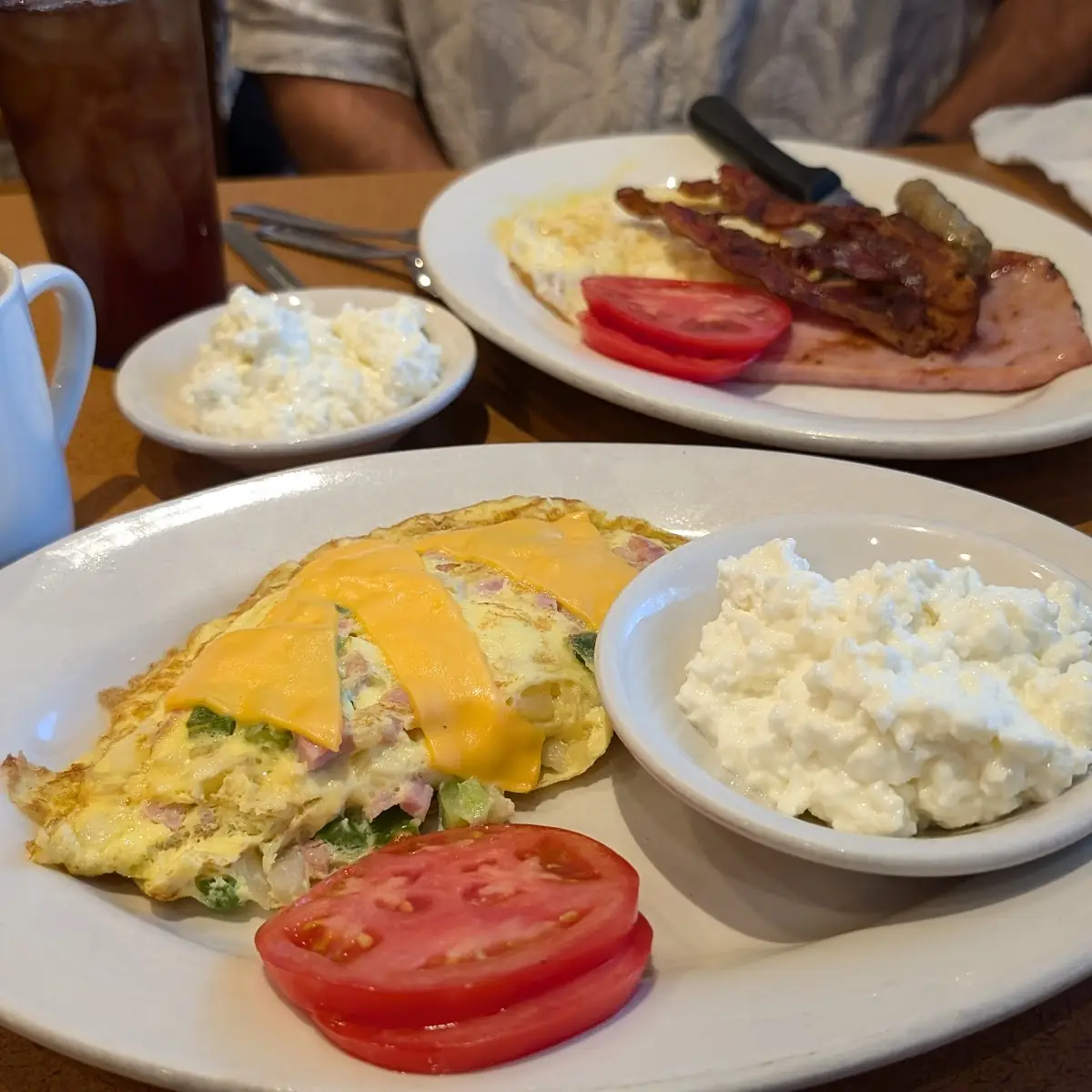 Western Omelette with American Cheese