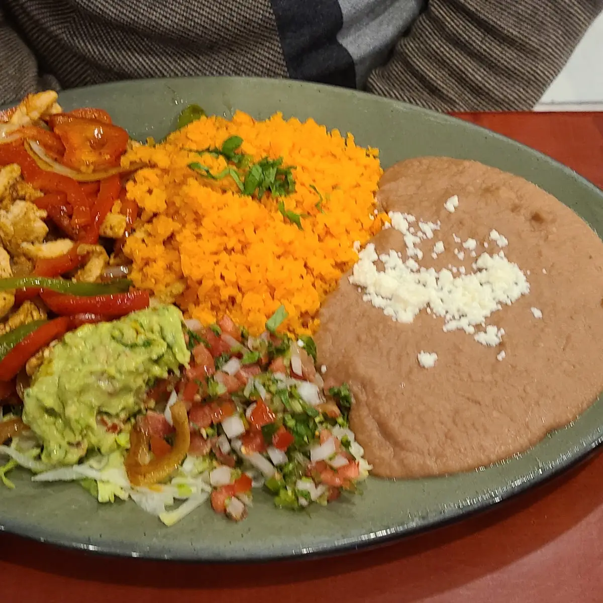 Chicken Fajitas Plate
